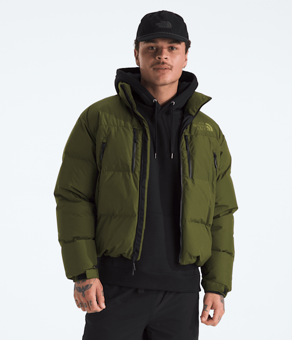 Mens RMST GORETEX Nuptse Tek Jacket TNF Woodland Green Main