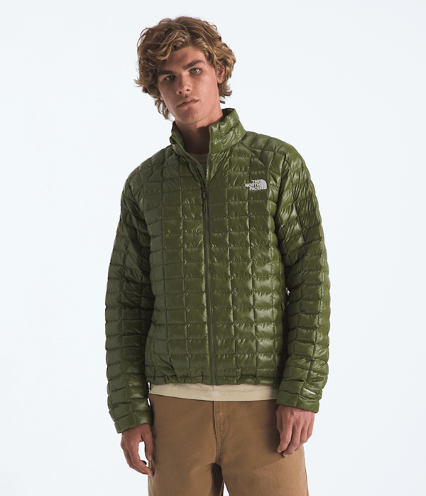 Mens THERMOBALL Jacket TNF Woodland Green Main