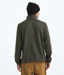 Mens TNF Performance Fleece Zip TNF New Taupe Green BACK