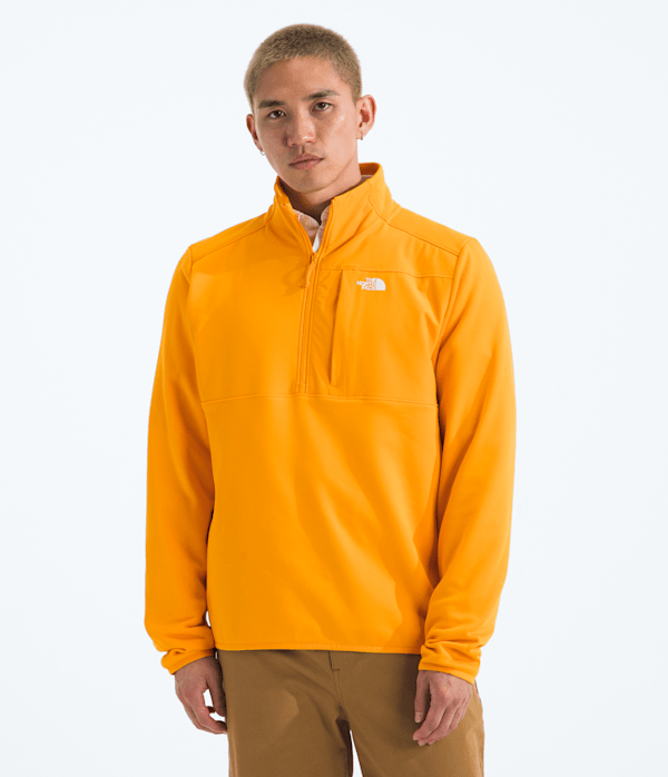 Mens TNF Performance Fleece Zip TNF Summit Gold Main