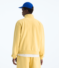 Mens TNF Red Box Half Zip TNF Honeyed Sand BACK