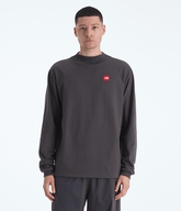 Mens TNF Red Box LongSleeve Tee TNF Obsidian Main