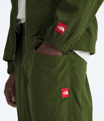 Mens TNF Red Box Nylon Belted Pants TNF Woodland Green HERO3