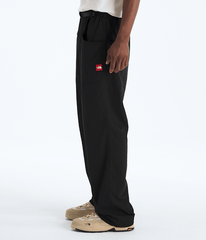 Mens TNF Red Box Nylon Belted Pants TNF TNF Black MODEL34