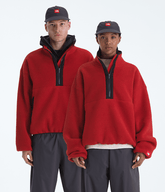 Mens TNF Red Box Zip Fleece TNF Cardinal Red Main