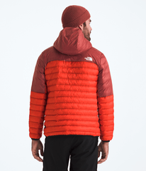 Mens Terra Peak Hoodie TNF Lava RedIron Clay BACK