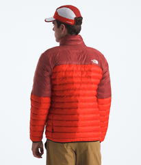 Mens Terra Peak Jacket TNF Lava RedIron Clay BACK
