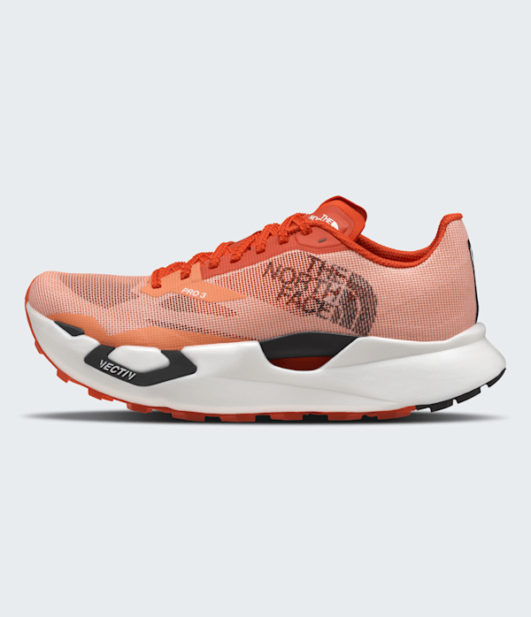 Summit Series VECTIV Pro 3 Shoes TNF Citrus RustLava Red HERO