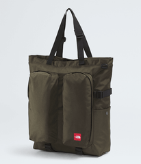 TNF Red Box Tote Bag TNF New Taupe Green FRONT34