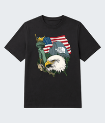 Unisex TNFUSA Relaxed Short Sleeve Tee TNF Main