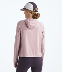 Womens Adventure Sun Hoodie TNF Metal Pink BACK