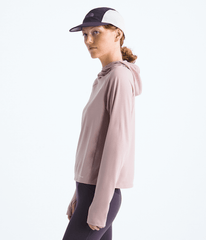 Womens Adventure Sun Hoodie TNF Metal Pink MODEL34