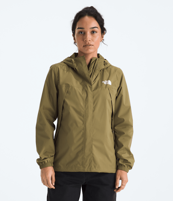Womens Antora Rain Jacket TNF Cedar Main