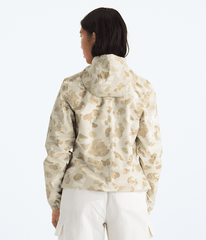 Womens Antora Rain JacketPrint TNF Pale Khaki Heritage Print BACK