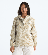 Womens Antora Rain JacketPrint TNF Pale Khaki Heritage Print Main