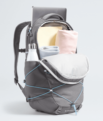 Womens Borealis Backpack 27L TNF Zinc Grey Dark HeatherPowder Blue INT