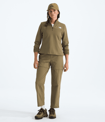 Womens Cedar Trail Grid Fleece Zip Jacket TNF Cedar HERO2