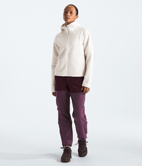 Womens DOTKNIT Thermal FullZip Hoodie TNF White Dune HERO2