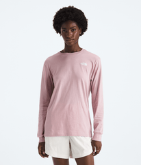 Womens Evolution Simple Dome LongSleeve Tee TNF Metal Pink Main