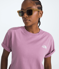 Womens Evolution Simple Dome Relaxed ShortSleeve Tee TNF HERO2
