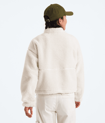 Womens Extreme Pile 2 FullZip Jacket TNF White Dune BACK