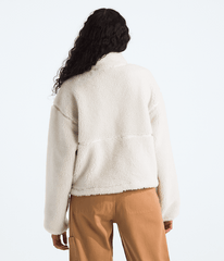 Womens Extreme Pile 2 Pullover TNF White Dune BACK