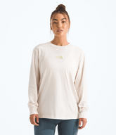 Womens Floral Alpine Relaxed LongSleeve Tee TNF Main