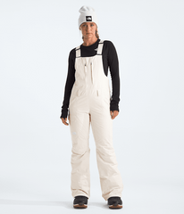 Womens Freedom Insulated Bibs TNF White Dune Main