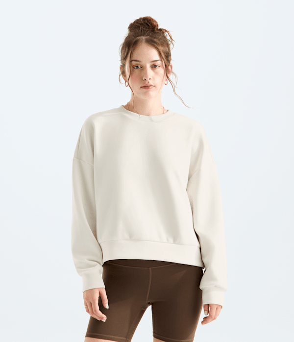 Womens Jaida Crew TNF White Dune Main