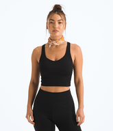 Womens Jaida Long Line Bra TNF TNF Black Main