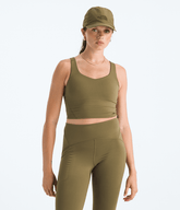 Womens Jaida Long Line Bra TNF Cedar Main