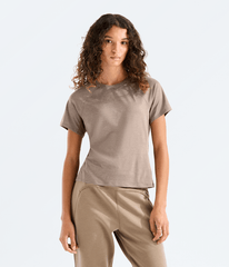 Womens Jaida ShortSleeve Tee TNF Garnet Light Heather Main