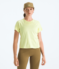 Womens Jaida ShortSleeve Tee TNF Lemon Mist Light Heather Main