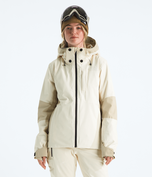 Womens Lenado Jacket TNF White DuneGravel Main