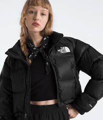 Womens Nuptse Short Jacket TNF HERO3