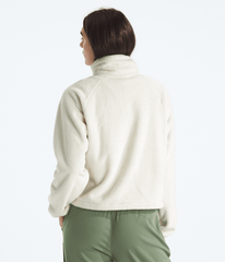 Womens Osito Lux Zip Jacket TNF White Dune BACK