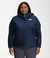 Womens Plus Antora Rain Jacket TNF Summit Navy Main