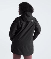 Womens Plus Antora Rain Parka TNF BACK