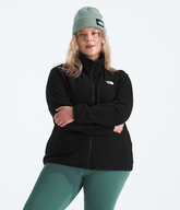 Womens Plus Glacier Fleece Jacket TNF TNF Black Main