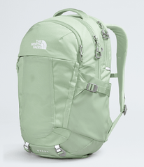 Womens Recon Backpack 30L TNF Misty Sage Dark HeatherMeld Grey FRONT34