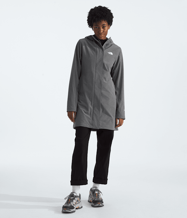 Womens Shelbe Raschel Parka TNF Smoked Pearl Heather Main