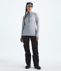 Womens Summit Series FUTUREFLEECE LT Zip TNF Blue Flax HERO2