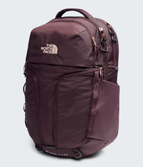 Womens Surge Luxe Backpack 31L TNF Deep BurgundyBurnt Coral FRONT34