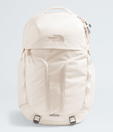 Womens Surge Luxe Backpack 31L TNF Gardenia WhiteBurnt Coral Metallic HERO