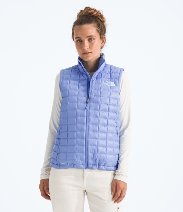 Womens THERMOBALL Vest TNF Periwinkle Glow Main