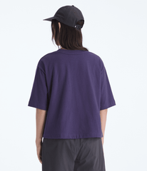 Womens TNF Red Box ShortSleeve Boxy Tee TNF BACK