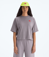Womens TNF Red Box ShortSleeve Boxy Tee TNF Transcendent Grey Main