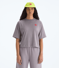 Womens TNF Red Box ShortSleeve Boxy Tee TNF Transcendent Grey Main
