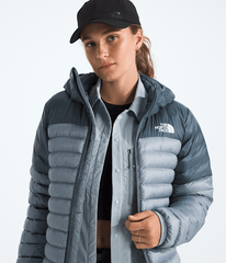 Womens Terra Peak Hoodie TNF Frost GreyGranite Grey HERO2