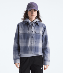 Womens Valley Flannel ShirtPlaid TNF Twilight Galaxy TNF Shadow Plaid Main